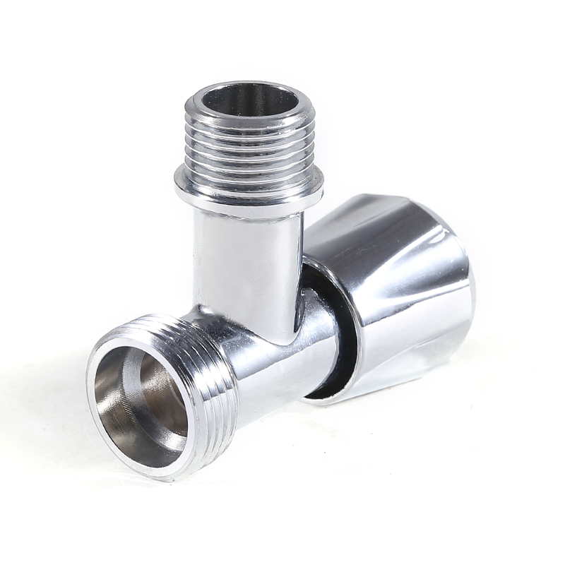 XY-8073 Hexagon Hand Wheel Polished Angle Valve